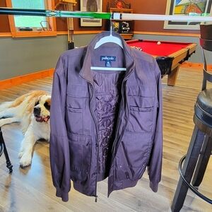 Vintage Pelle Pelle mocha brown bomber jacket